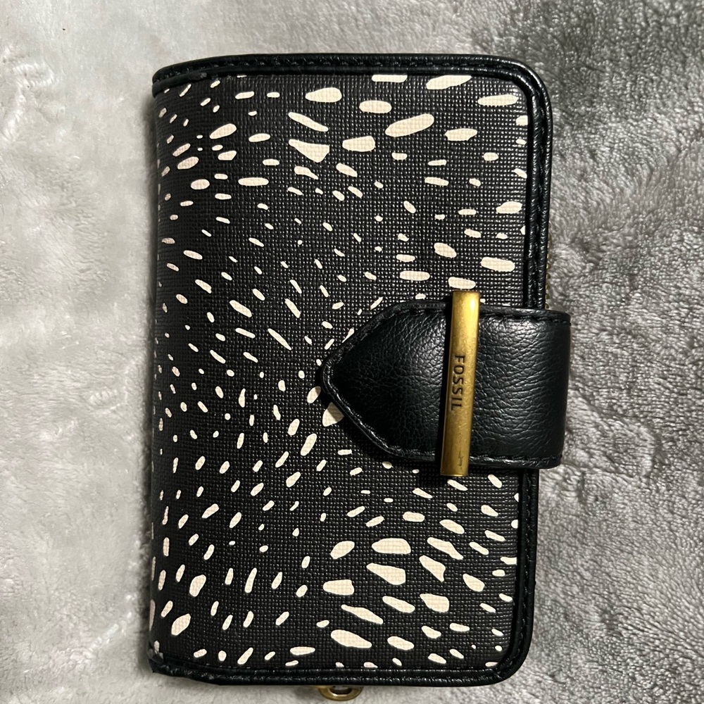 Fossil Bryce Multifunction Spotted Wallet